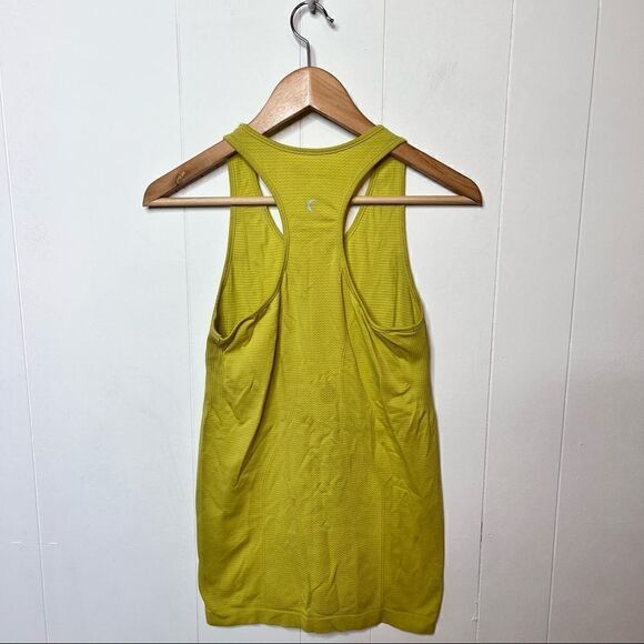 ZYIA Active Tank Seamless Racer Back Top Size Small Chartreuse Green - Picture 7 of 7